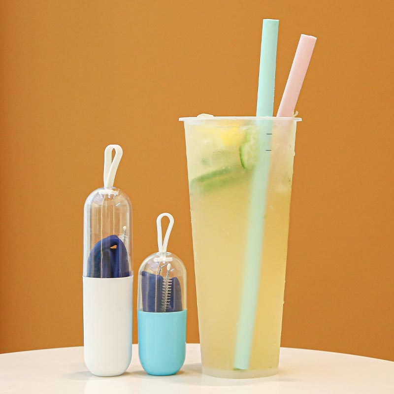 Wholesale Openable Silicone Straws