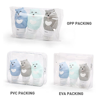 Silicone Travel Pods for Liquids Bear