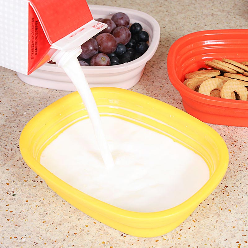 Collapsible Silicone Lunch Box 