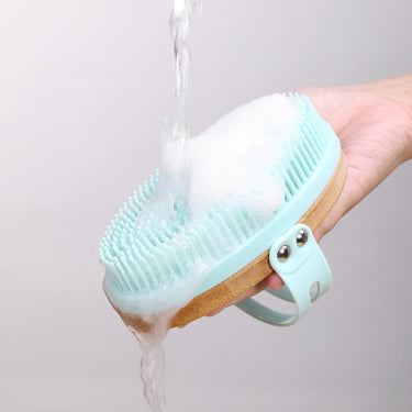 Bamboo Long Handle Bath Brush Supplier