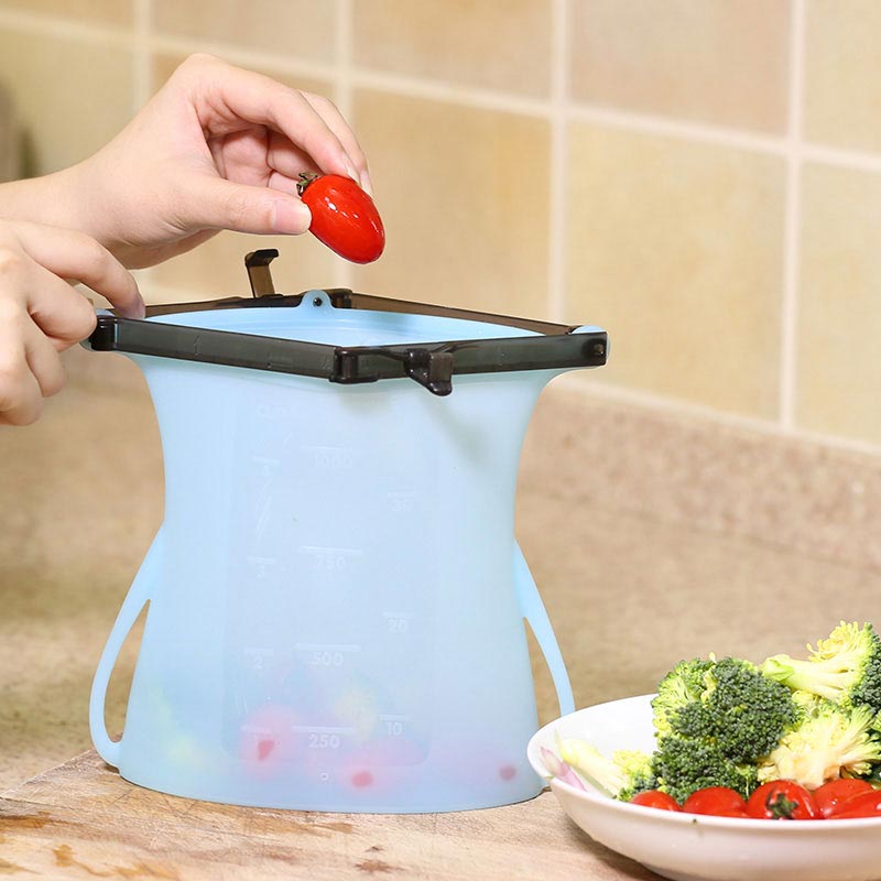 Reusable Silicone Food Storage Bags 