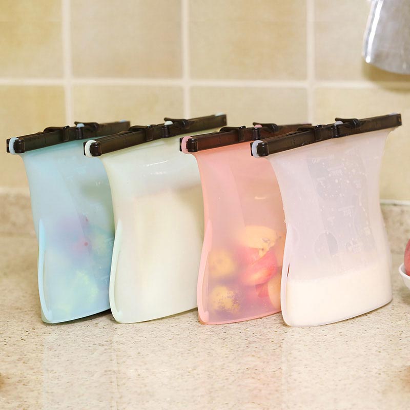 Reusable Silicone Food Storage Bags 