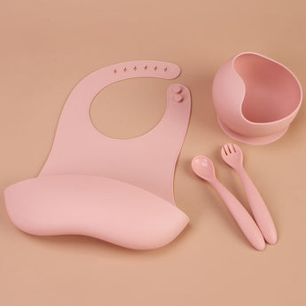 Wholesale Baby Silicone Feeding Set Weaning Gift Set 