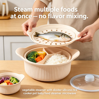 Silicone Steamer Soup Pot
