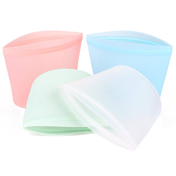 Silicone Reusable Food Storage Bags Three Size