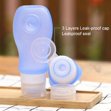Silicone Travel Bottle with Strong Suction