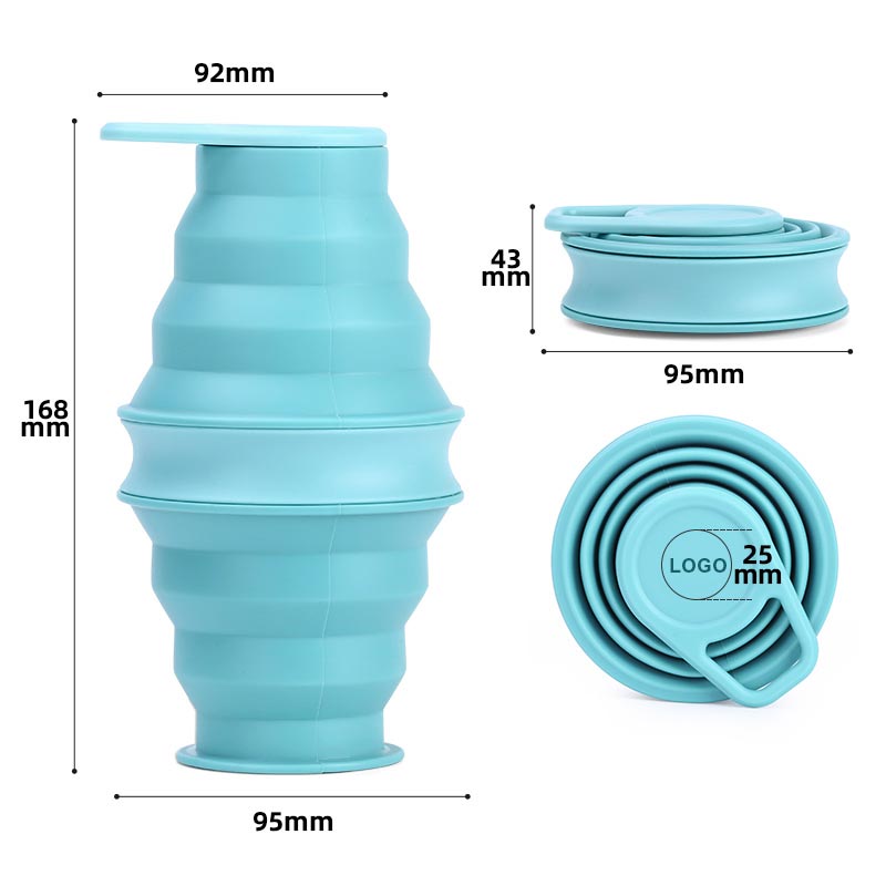 Wholesale Collapsible Silicone Water Bottle 