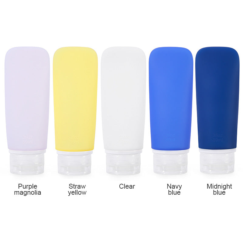 Silicone Reusable Toiletry Containers