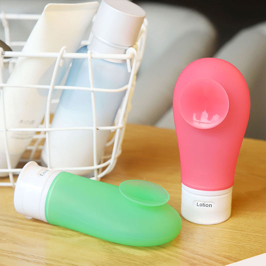 Silicone Travel Bottles With Suction Cup