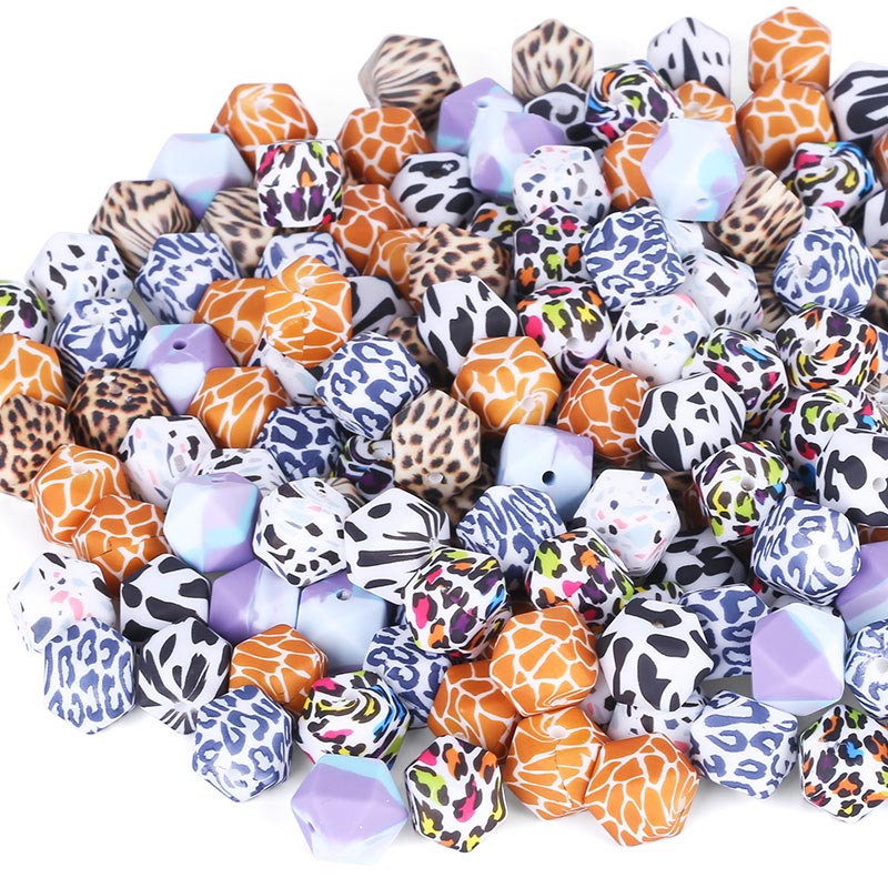 Wholesale Printed Silicone Beads