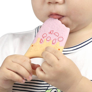 Ice Cream Silicone Teething Toys Customization