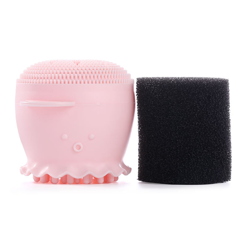 Antimicrobial silicone face scrubber custom