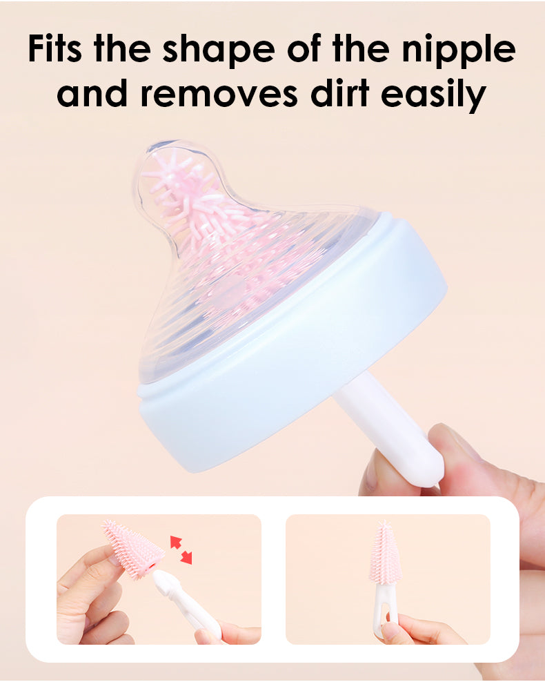 Milk bottle cleaning brush