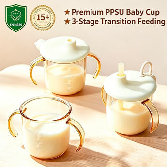 PPSU Sippy Cup – 3-Stage Baby Training Cup