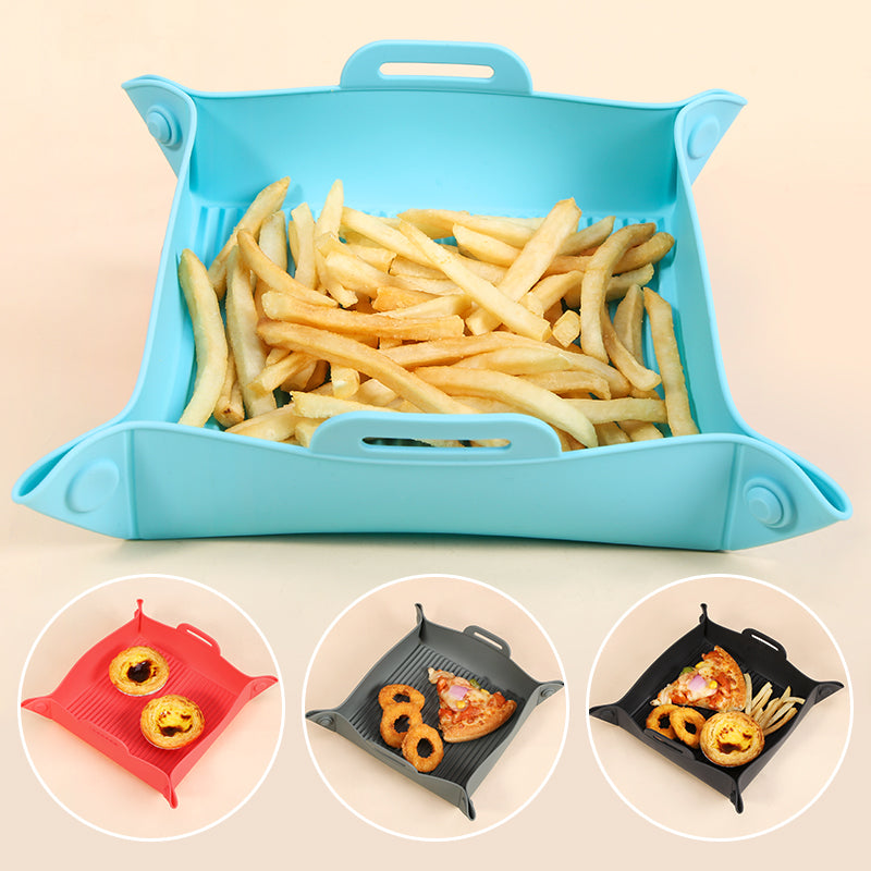 Silicone air fryer basket custom