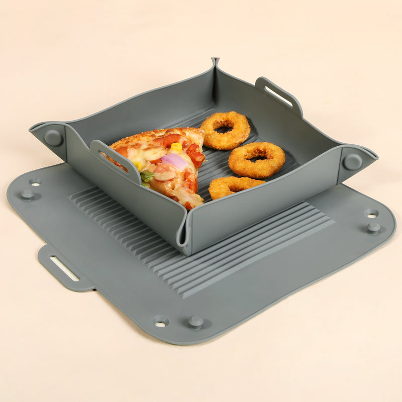 Silicone air fryer liner plate