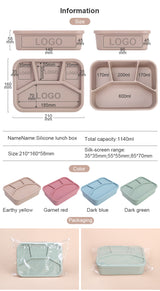 Silicone bento box wholesale