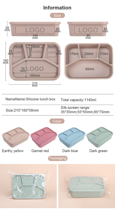 Silicone bento box wholesale