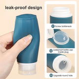 silicone toiletry bottles