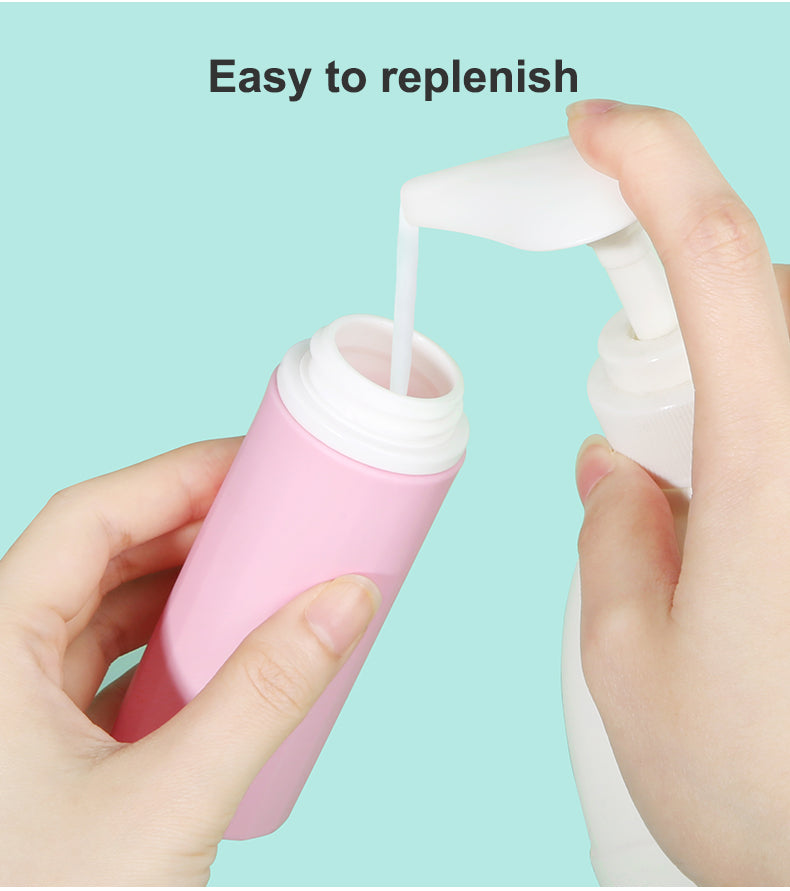 Silicone toiletry bottles 100ml