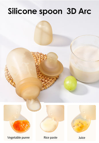 Squeeze Feeder With Spoon