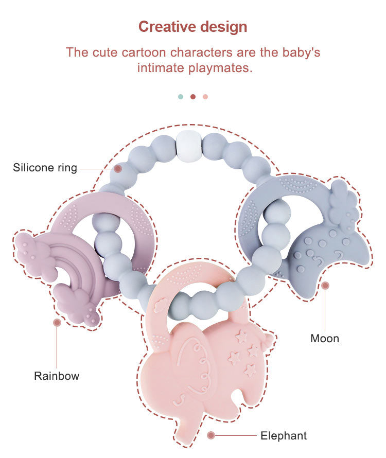 Elephant Silicone Teething Ring