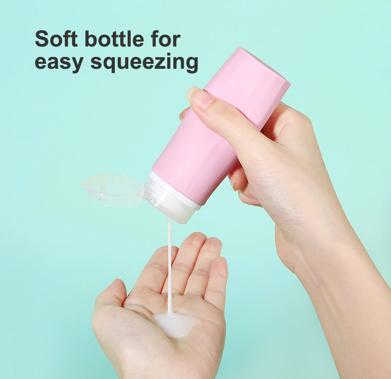 Travel squeezy bottles