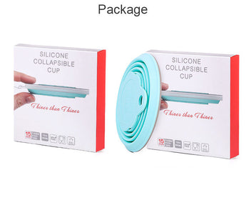 Silicone Foldable Travel  Drinking Cup