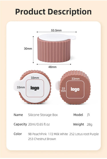 Wholesale Silicone Travel Jars 