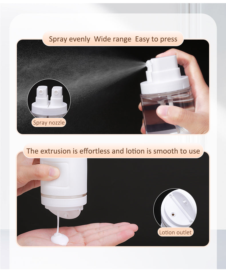 4 In 1  Silicone Travel Size Squeeze  Bottle For Shampoo