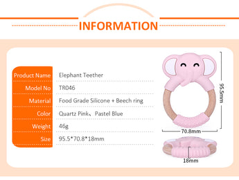 Wooden Teething Ring Wholesale