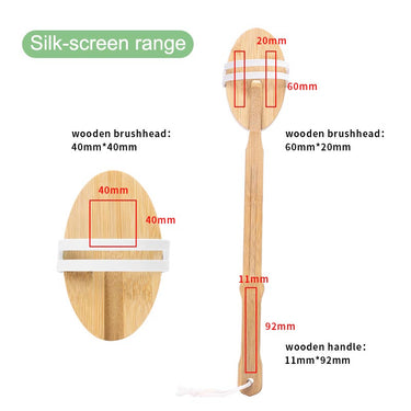 Bamboo Long Handle Bath Brush Supplier