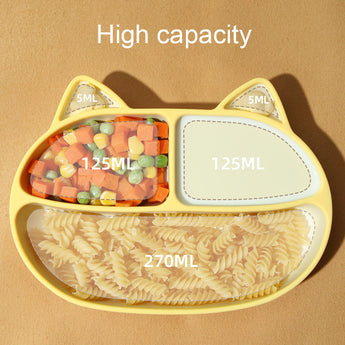 Silicone Divided Plate With Lid