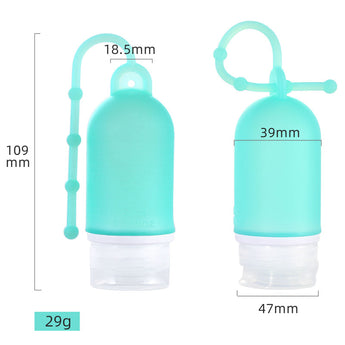 Silicone Keychain Shampoo Pods for Travel