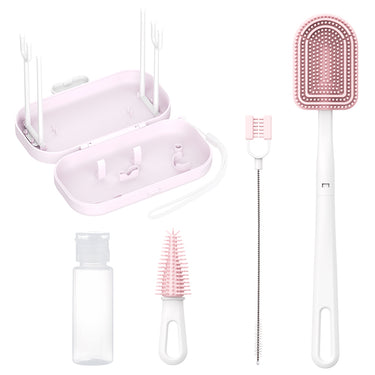 milk bottle cleaning brush set