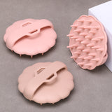 silicone bristle hair brush