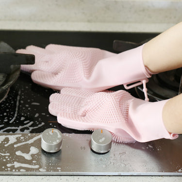 silicone kitchen mitts brush