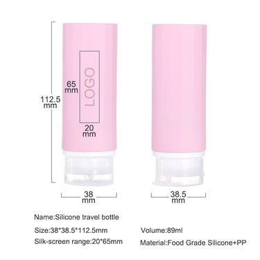 silicone travel containers