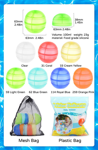Reusable Water Balloons Bulk