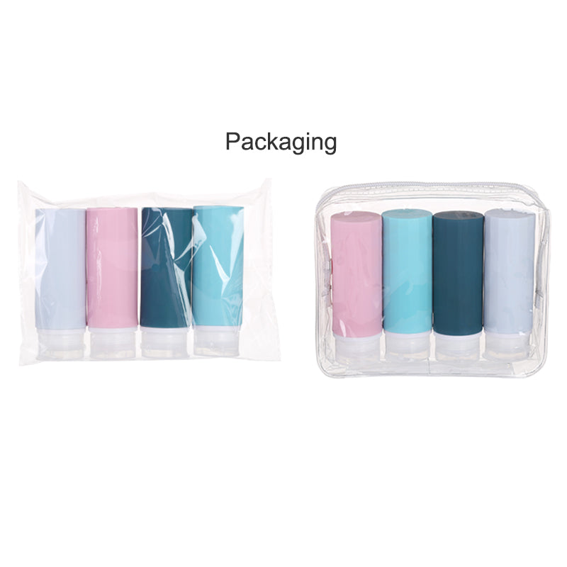 travel silicone containers packaging