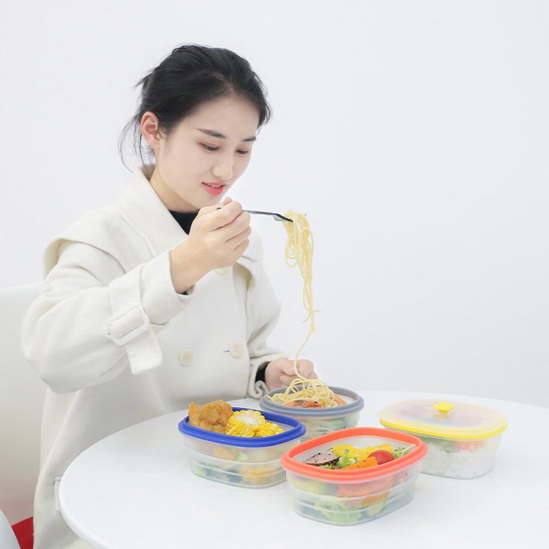 Foldable Silicone Lunch Box OEM ODM