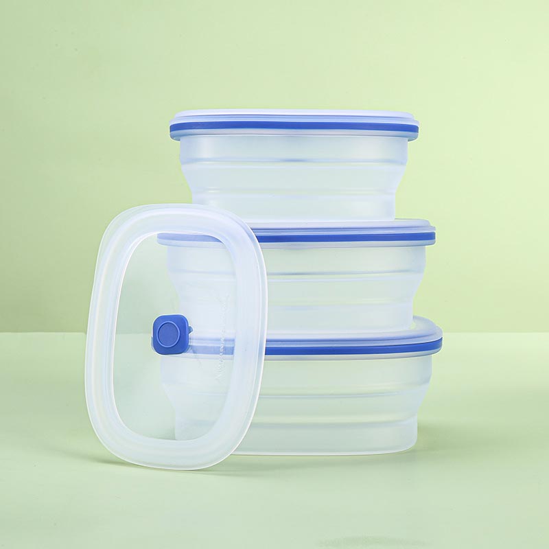 Foldable Silicone Lunch Box OEM ODM