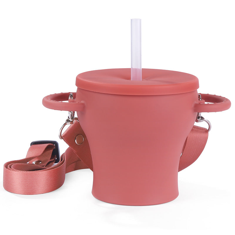 Baby Foldable Silicone Snack Cup