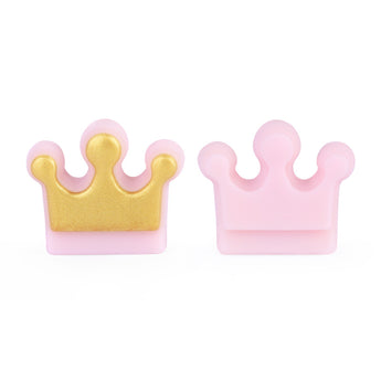 Crown Silicone Beads