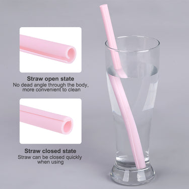 Wholesale Openable Silicone Straws