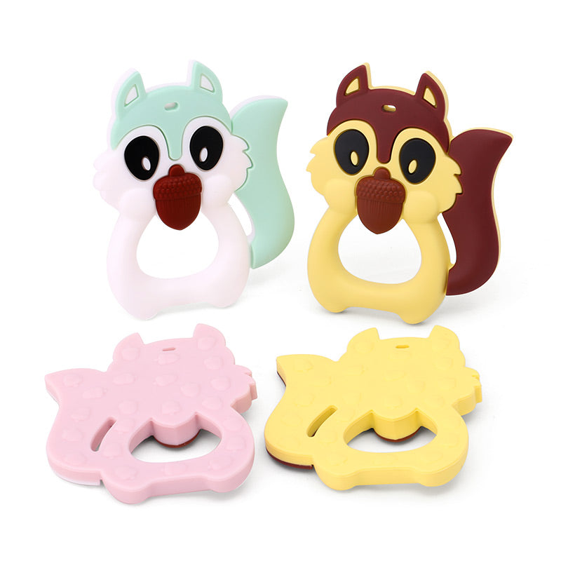 Squirrel Silicone Teether OEM ODM