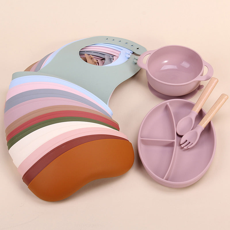 Silicone Bowl and Spoon Set