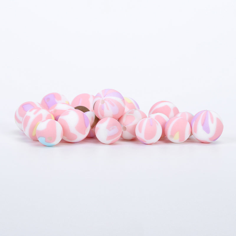 12mm White Silicone Beads, White Round Silicone Beads, Beads Wholesale, Silicone  Beads 