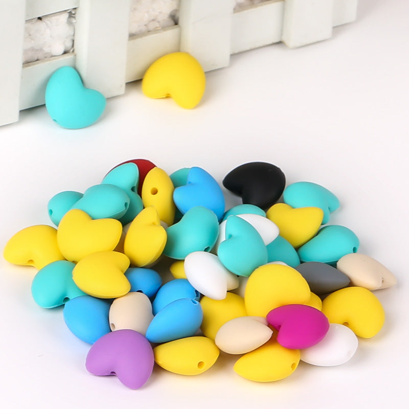 Heart Silicone Beads Manufacturer