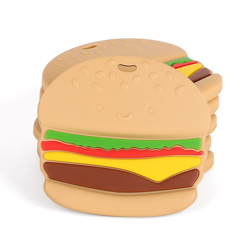Hamburger Silicone Teether OEM ODM